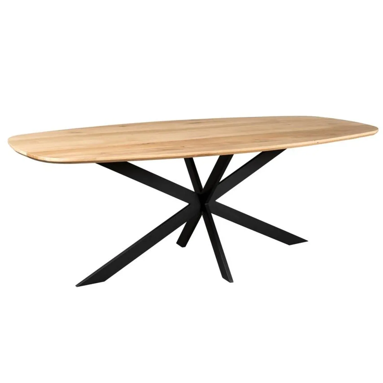 Furndea Eettafels|Ferry Eettafel Deens ovaal Naturel Eiken 240cm