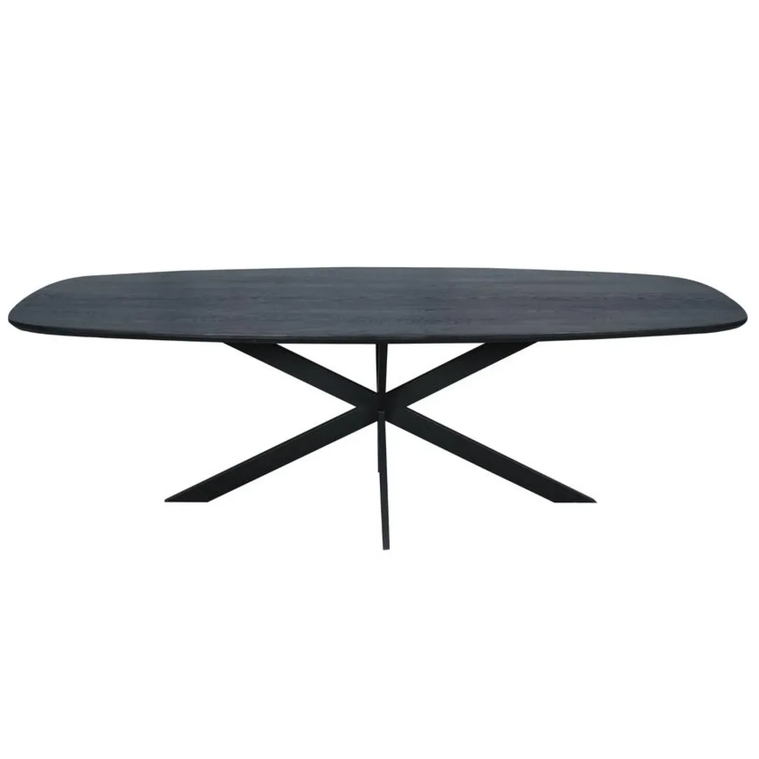 Furndea Eettafels|Ferry Eettafel Deens ovaal Zwart Eiken 240cm