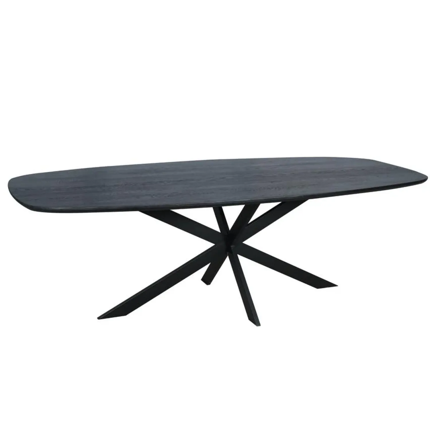 Furndea Eettafels|Ferry Eettafel Deens ovaal Zwart Eiken 240cm