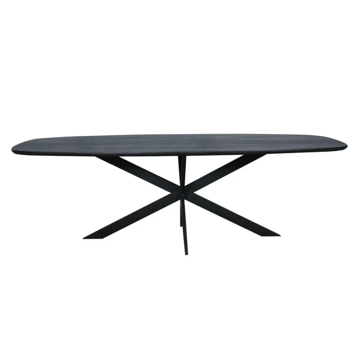 Furndea Eettafels|Ferry Eettafel Deens ovaal Zwart Eiken 240cm