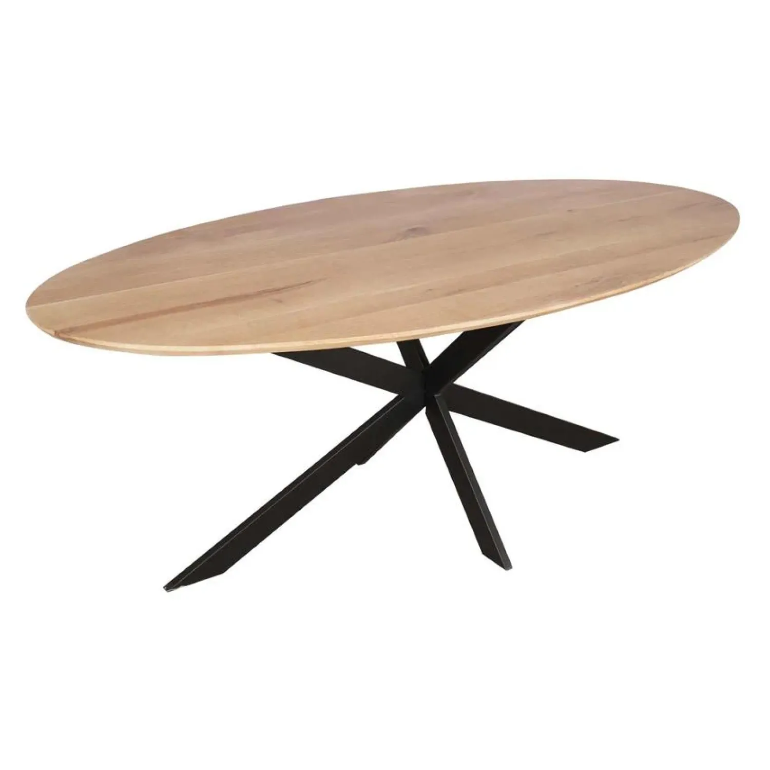 Furndea Eettafels|Ferry Eettafel Ovaal Naturel Eiken 180cm