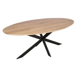 Furndea Eettafels|Ferry Eettafel Ovaal Naturel Eiken 280cm