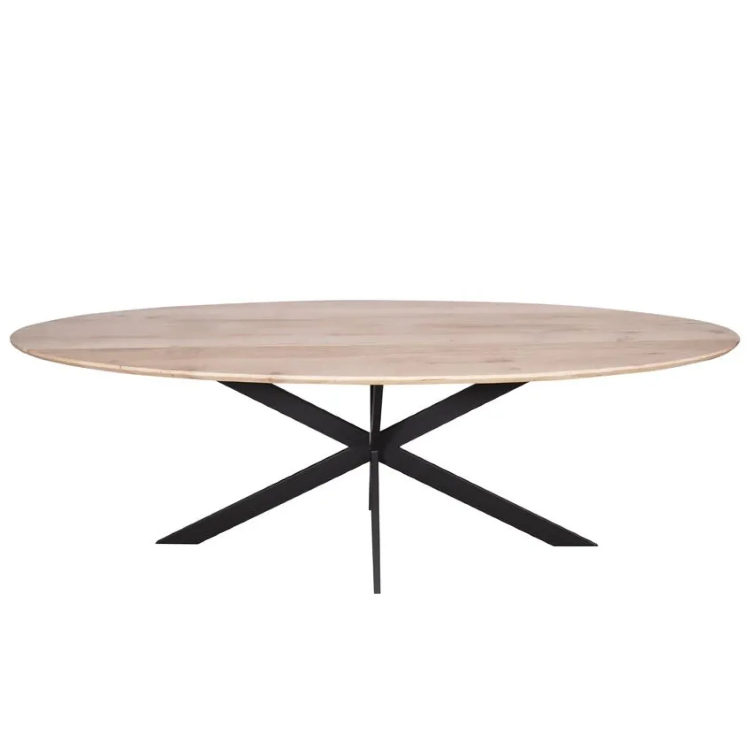 Furndea Eettafels|Ferry Eettafel Ovaal Naturel Eiken 210cm