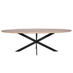 Furndea Eettafels|Ferry Eettafel Ovaal Naturel Eiken 240cm