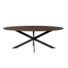 Furndea Eettafels|Ferry Eettafel Ovaal Walnoot Eiken 180 cm