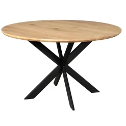 Furndea Eettafels|Ferry Eettafel Rond Naturel Eiken 130cm