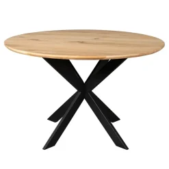 Furndea Eettafels|Ferry Eettafel Rond Naturel Eiken 130cm