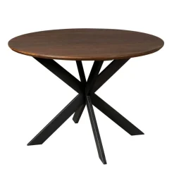 Furndea Eettafels|Ferry Eettafel Rond Walnoot Eiken 130 cm