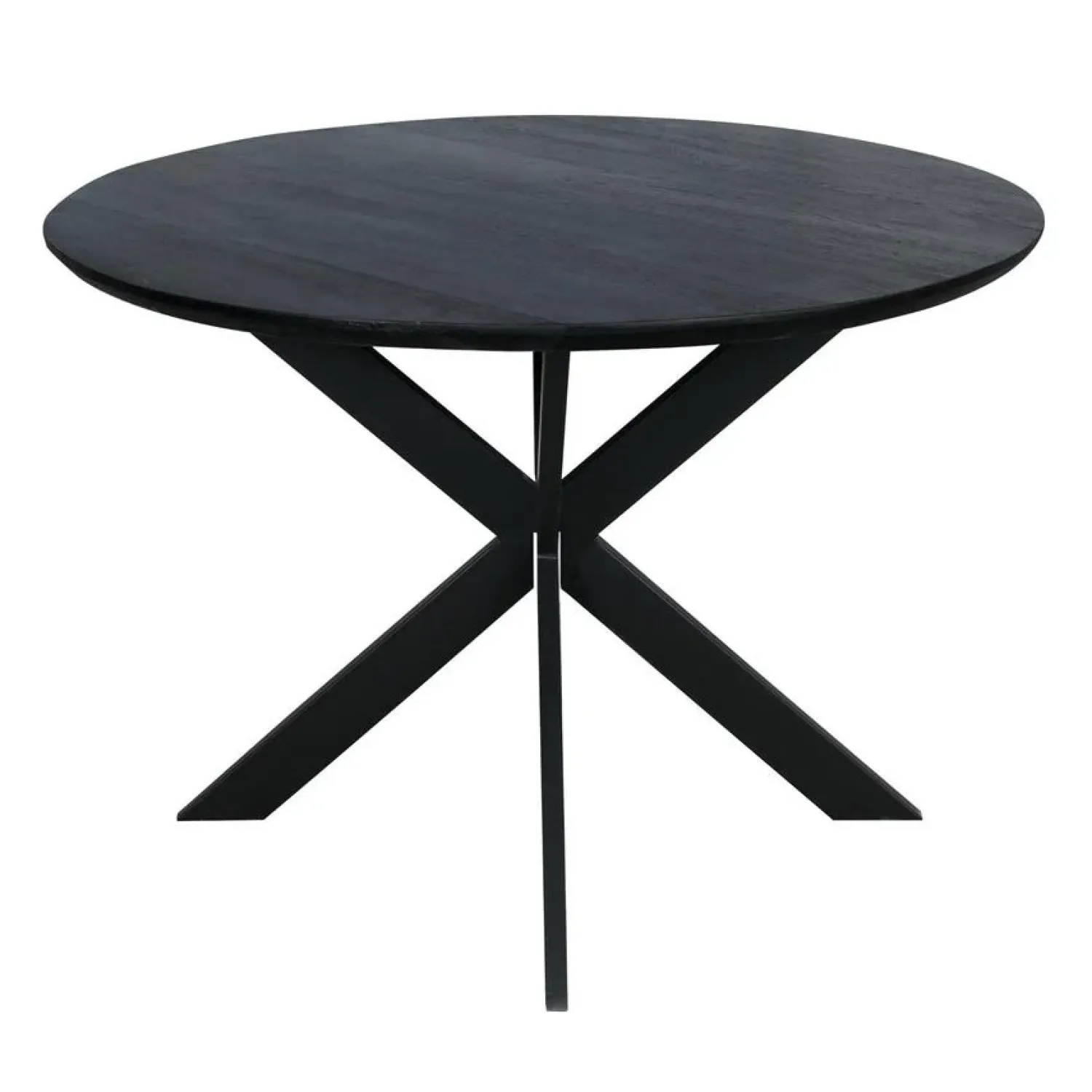 Furndea Eettafels|Ferry Eettafel Rond Zwart Eiken 110cm