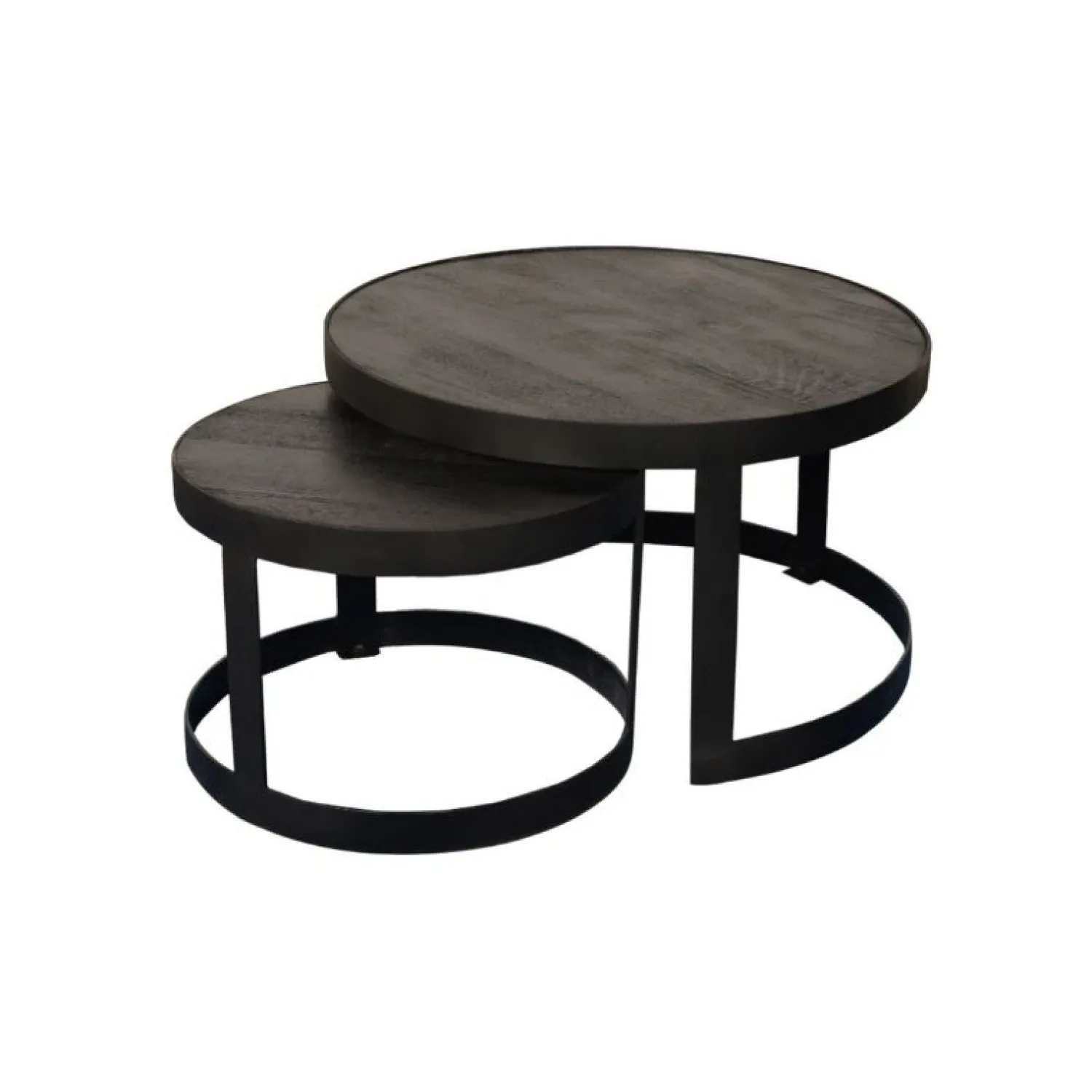 Furndea Salontafels|Feya Salontafel set van 2 Zwart