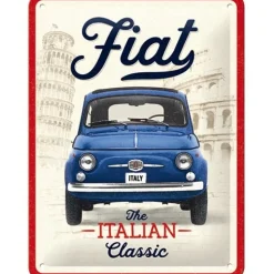 Cavetown Metalen Borden|Fiat 500 - The Italian Classic - metalen bord
