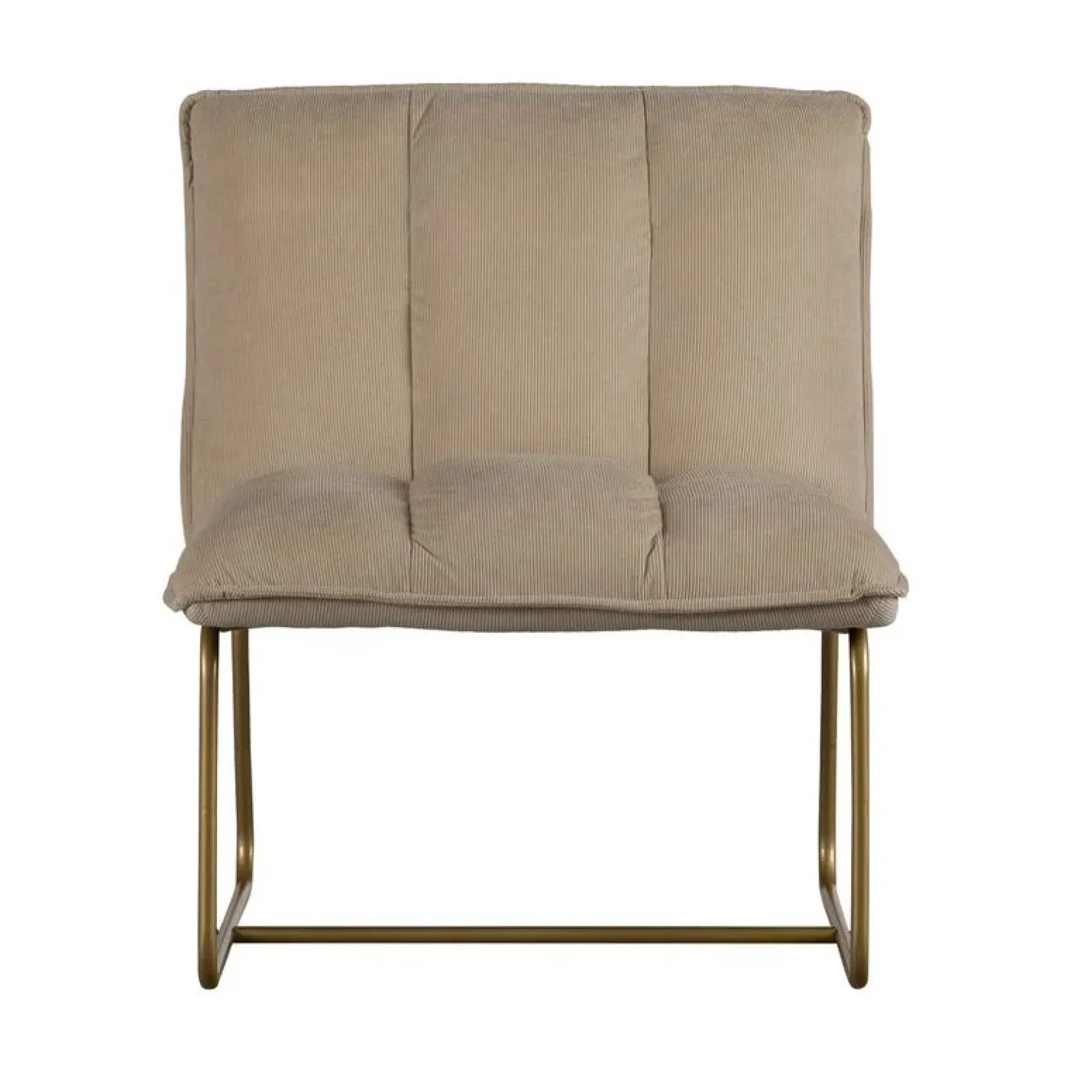 WOOOD Fauteuils|Fie Fauteuil ribstof zand