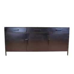Cavetown Dressoirs|Industriele Kasten|Figue dressoir 180cm zwart