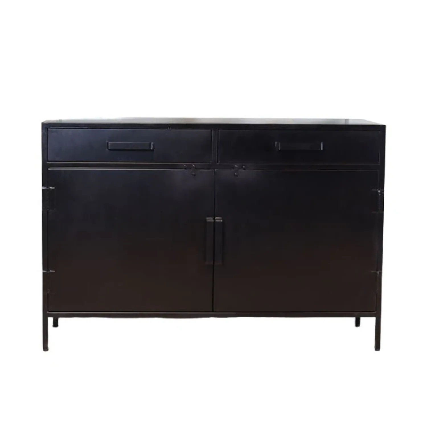 Cavetown Dressoirs|Industriele Kasten|Figue dressoir 120cm zwart