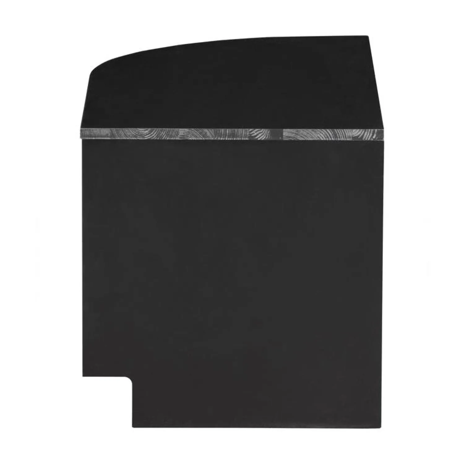 WOOOD Industriele Kasten|Tv Meubels|Finca Tv meubel rond links grenen zwart 78cm