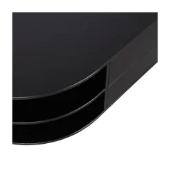 WOOOD Industriele Kasten|Tv Meubels|Finca Tv meubel rond links grenen zwart 78cm