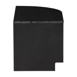 WOOOD Industriele Kasten|Tv Meubels|Finca Tv meubel rond rechts grenen zwart 78cm