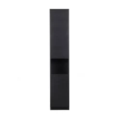 WOOOD Wandkasten|Industriele Kasten|Finca Wandkast smal grenen zwart 40cm