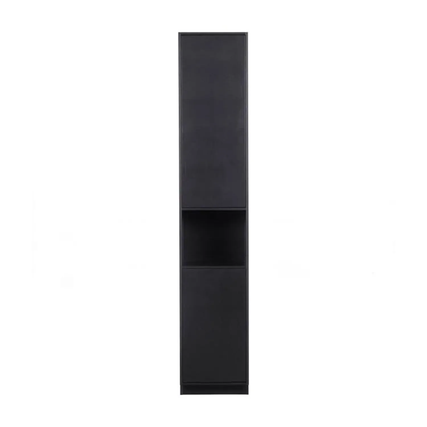 WOOOD Wandkasten|Industriele Kasten|Finca Wandkast smal grenen zwart 40cm