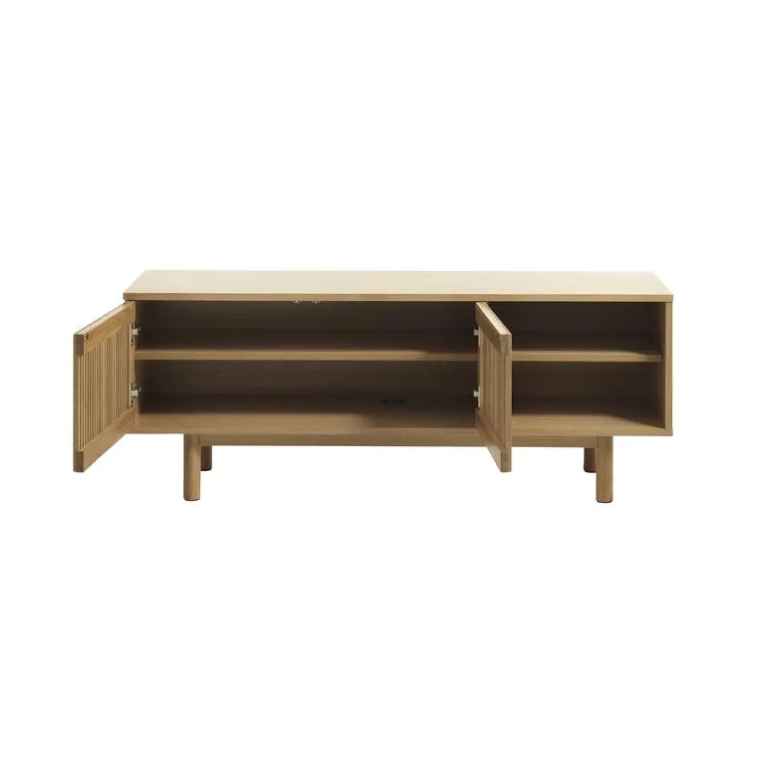 LykkeHome Industriele Kasten|Tv Meubels|Finn Tv meubel naturel 143cm