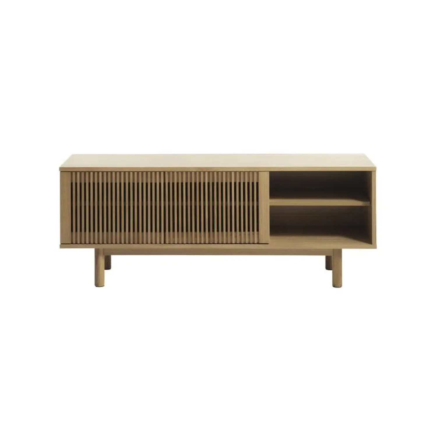 LykkeHome Industriele Kasten|Tv Meubels|Finn Tv meubel naturel 143cm