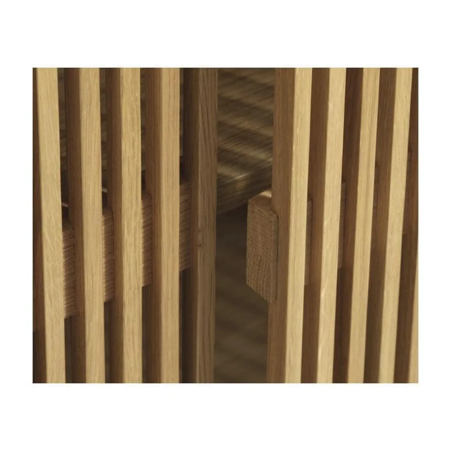 LykkeHome Wandkasten|Industriele Kasten|Finn Wandkast naturel 95cm