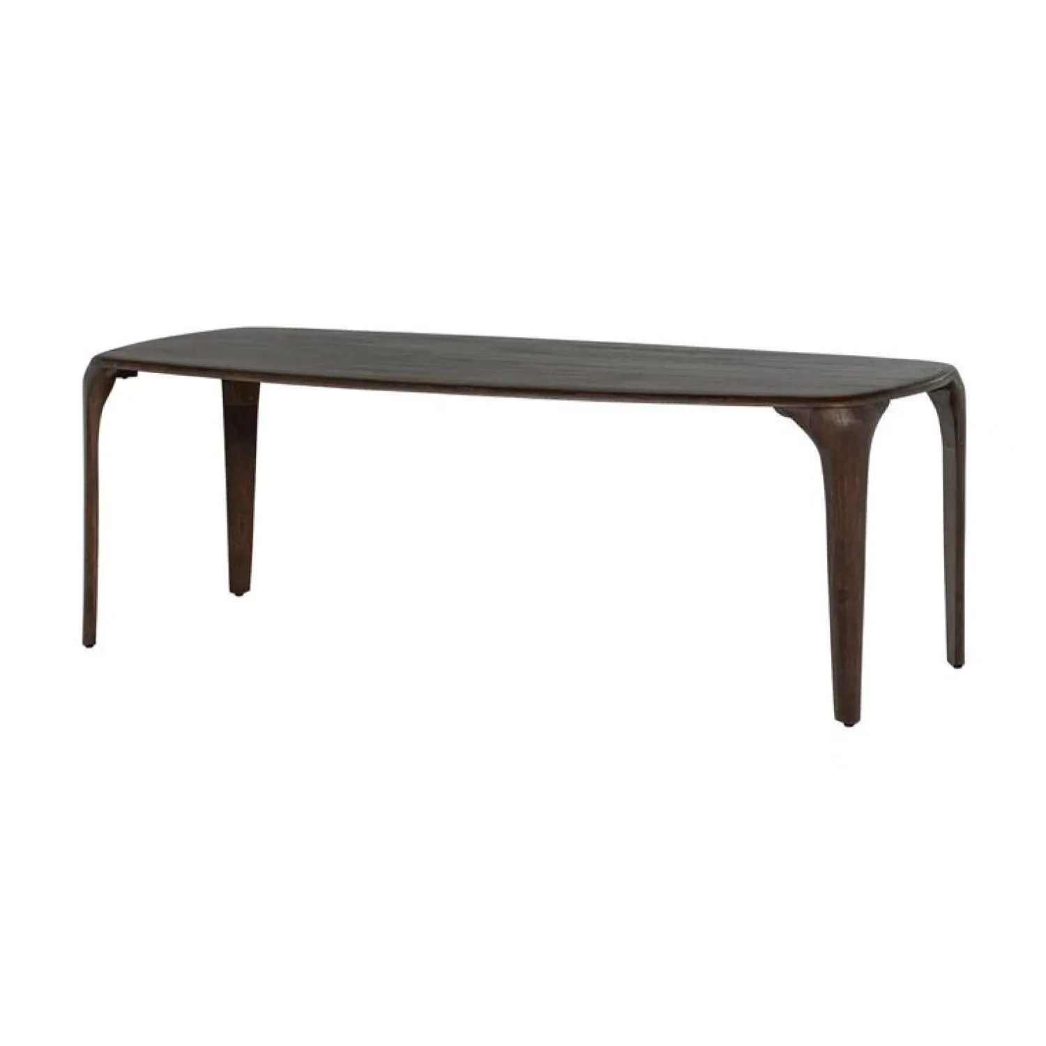 WOOOD Eettafels|Fiore Eettafel mangohout donkerbruin 230cm