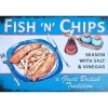 Cavetown Metalen Borden|Fish N Chips - metalen bord