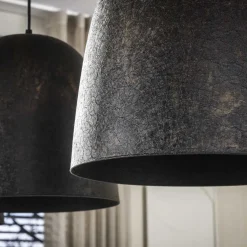 Kalfort Hanglampen|Flint 3-lichts Hanglamp Bruin