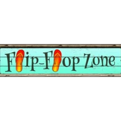Cavetown Metalen Borden|Flip Flop Zone - metalen bord