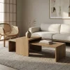 Eleonora Salontafels|Flo Salontafel set van 2 Lichtbruin