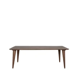 Label51 Eettafels|Fly Eetkamertafel Espresso mangohout 220 cm