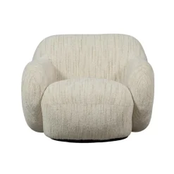 WOOOD Fauteuils|Folke Fauteuil chenille naturel melange