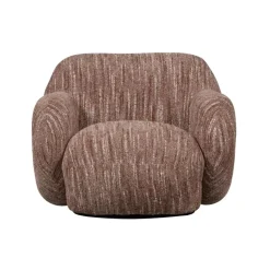 WOOOD Fauteuils|Folke Fauteuil chenille oudroze melange
