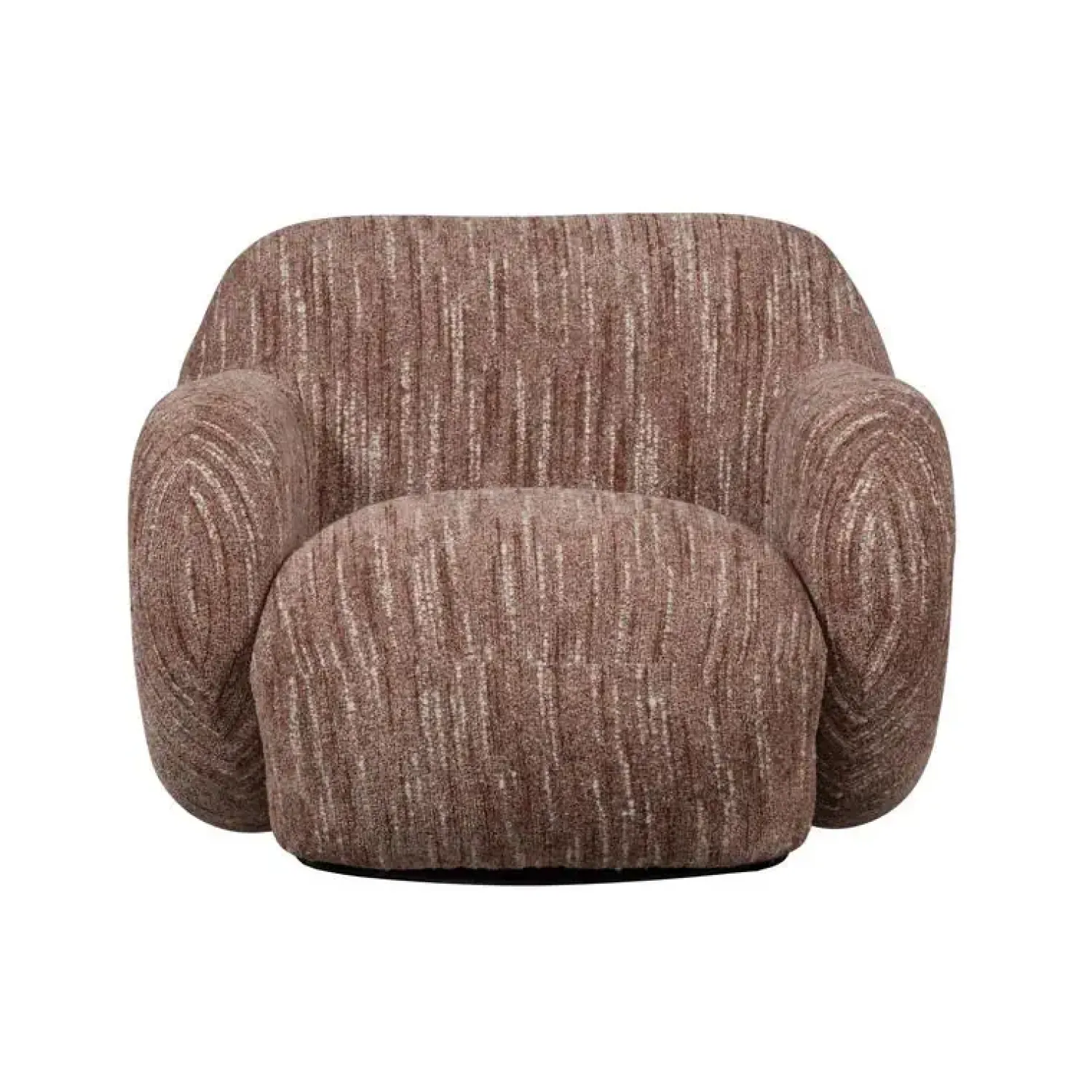 WOOOD Fauteuils|Folke Fauteuil chenille oudroze melange