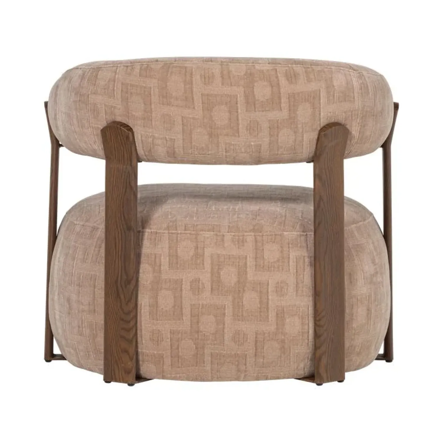 WOOOD Fauteuils|Foon Fauteuil Structuurstof Zand