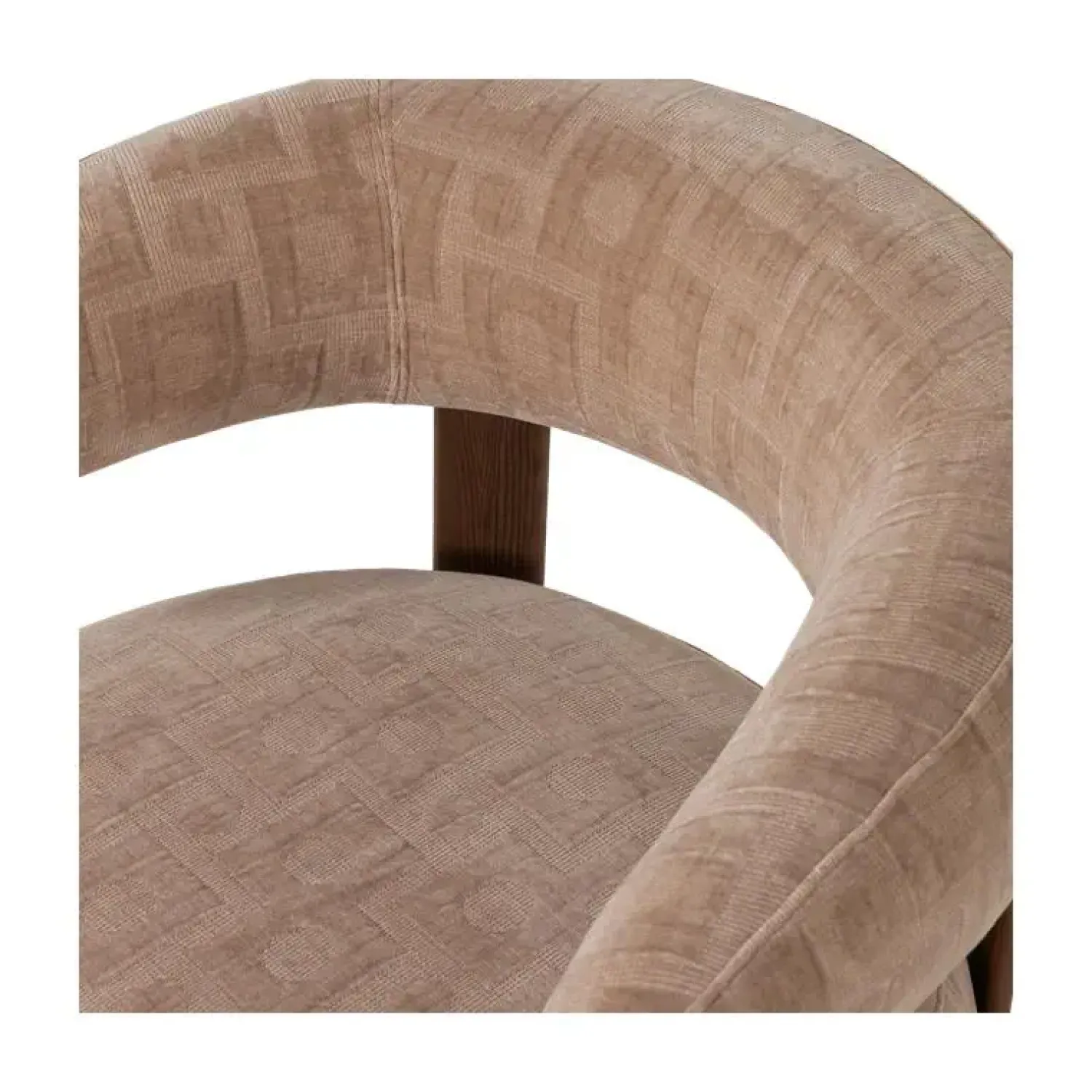 WOOOD Fauteuils|Foon Fauteuil Structuurstof Zand