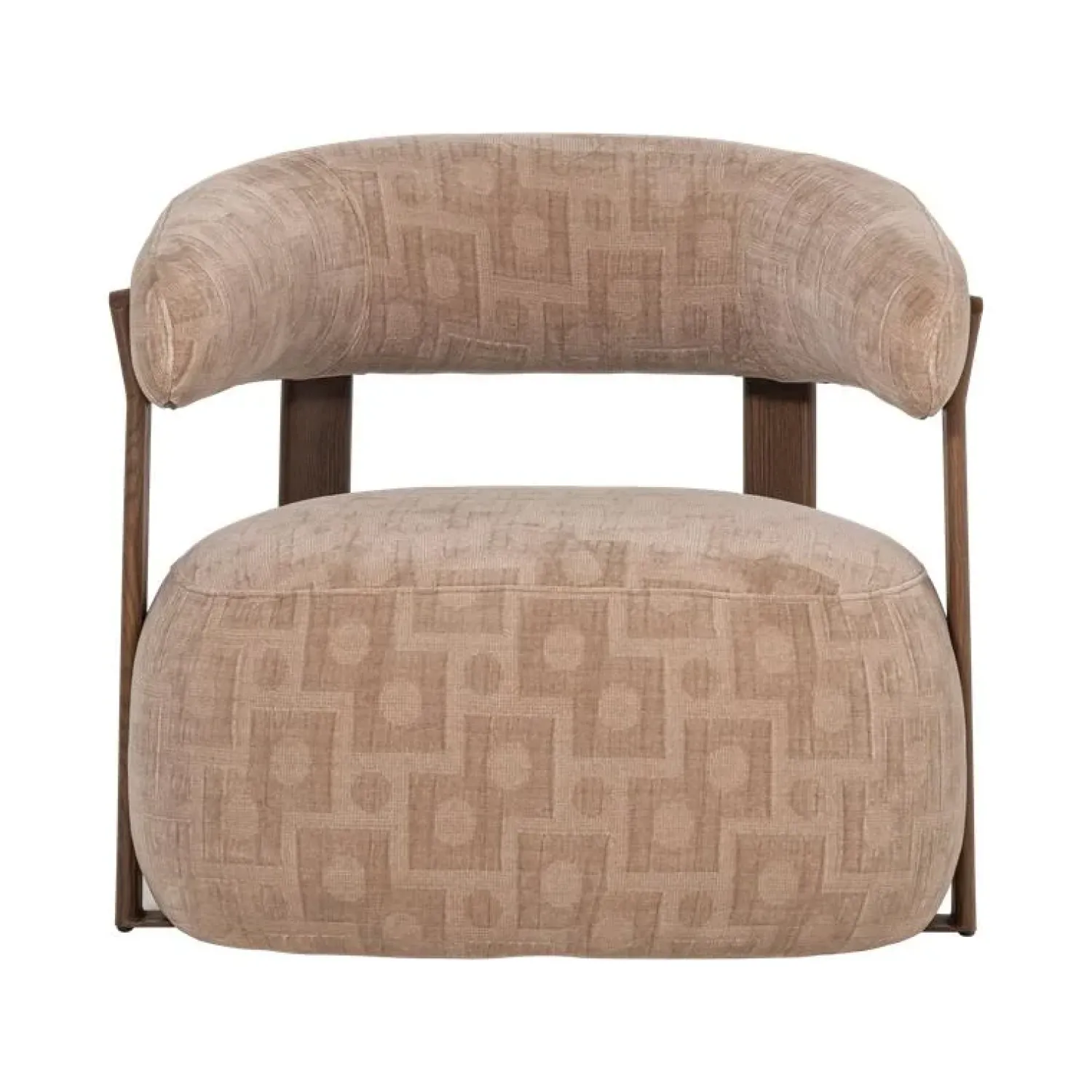 WOOOD Fauteuils|Foon Fauteuil Structuurstof Zand