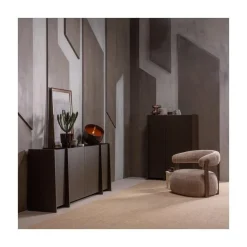 WOOOD Fauteuils|Foon Fauteuil Structuurstof Zand