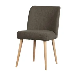 vtwonen Eetkamerstoelen|Force Eetkamerstoel boucle bruin