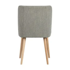 vtwonen Eetkamerstoelen|Force Eetkamerstoel boucle grijs