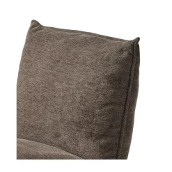 LykkeHome Fauteuils|Fraes Fauteuil bruin chenille