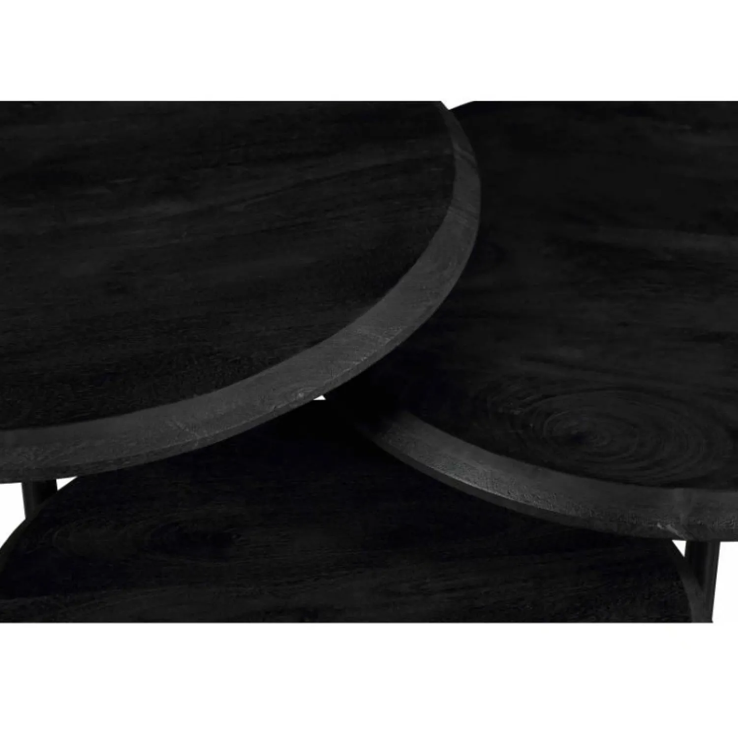 Furndea Salontafels|Franklin salontafel set van 3 zwart