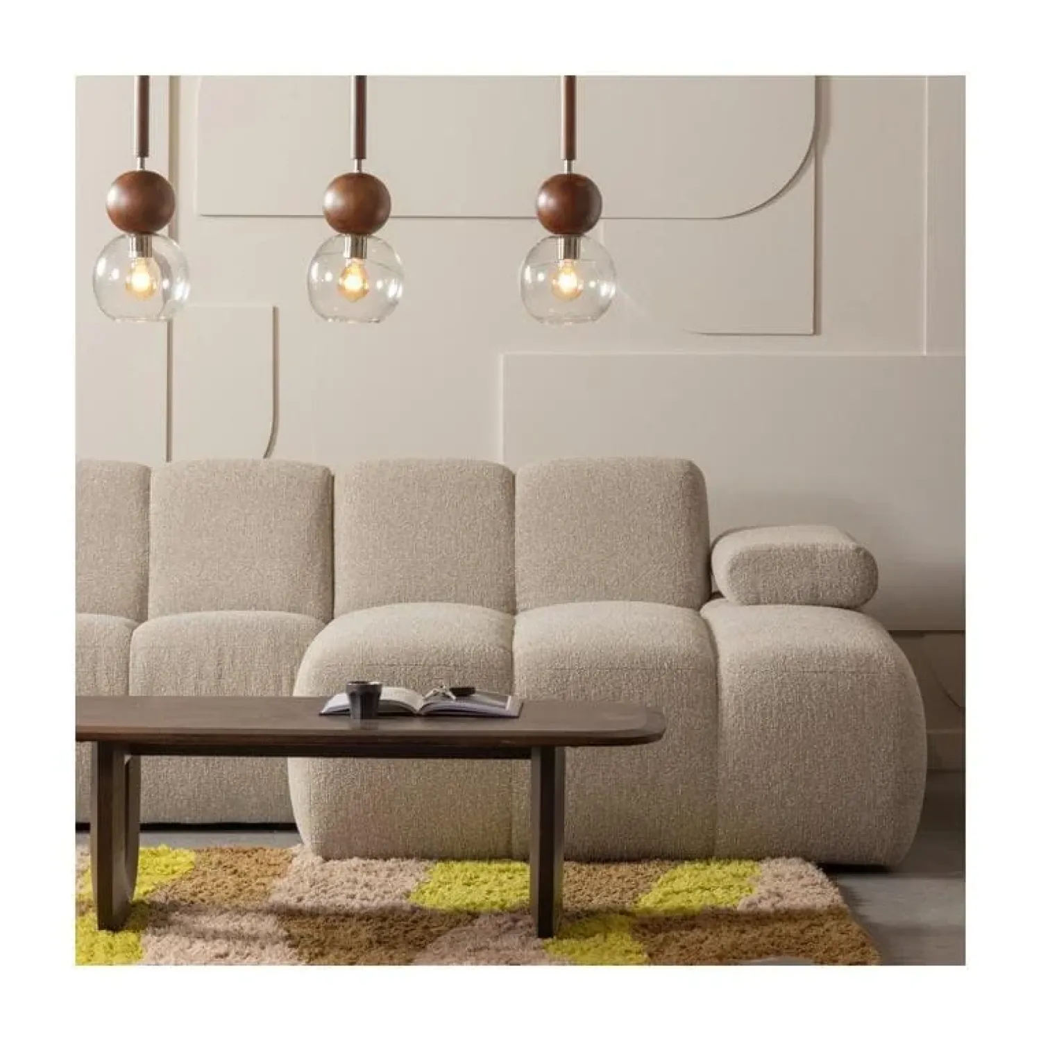 WOOOD Salontafels|Frequent Salontafel mango walnoot 120cm