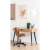 Nordhavn Bureautafels|Freya Bureau Hout met zwarte poten 110cm