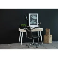 Nordhavn Bureautafels|Freya Bureau Wit met Hout 110cm