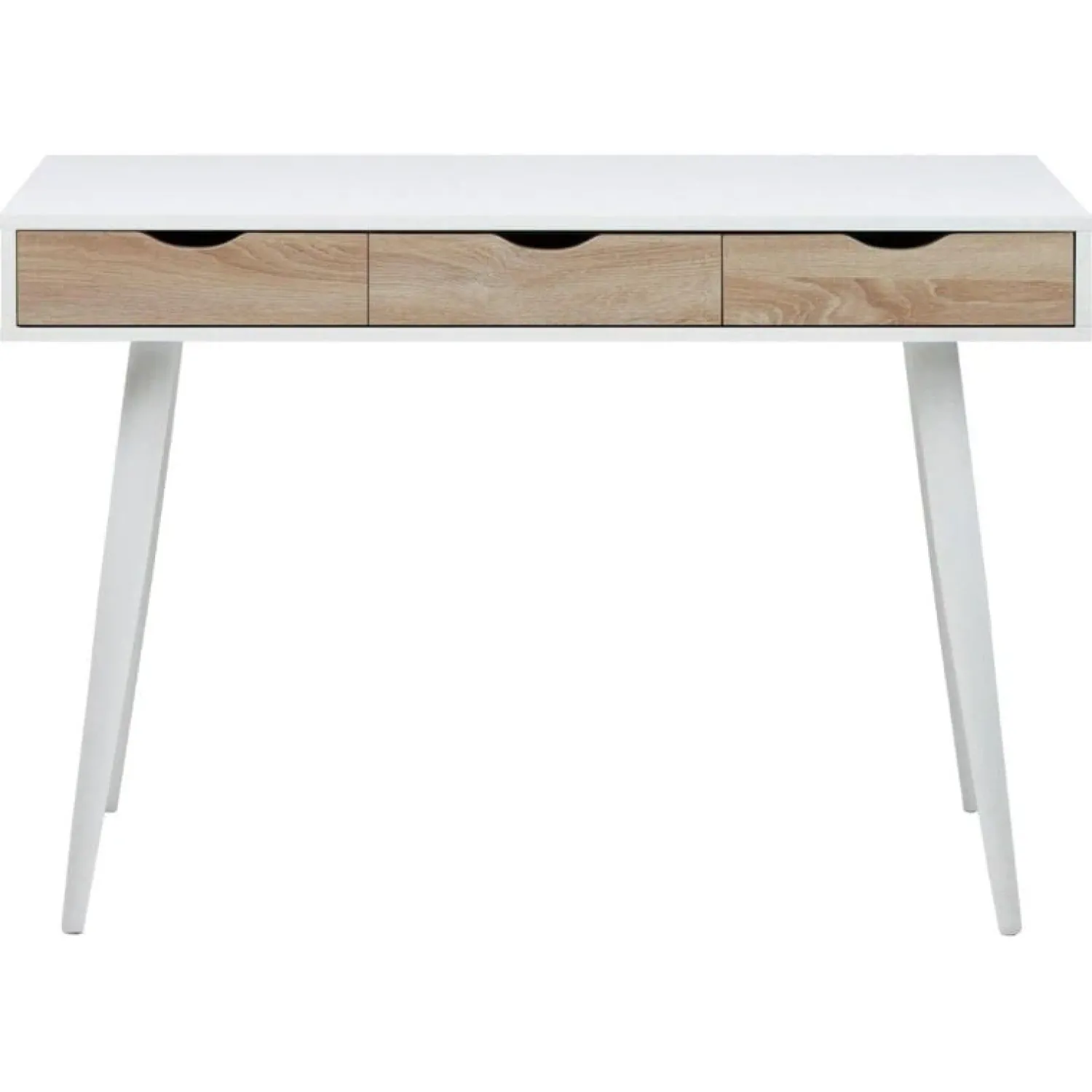 Nordhavn Bureautafels|Freya Bureau Wit met Hout 110cm