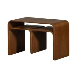WOOOD Bijzettafels|Frey Multifunctionele bijzettafel multiplex bruin 60cm