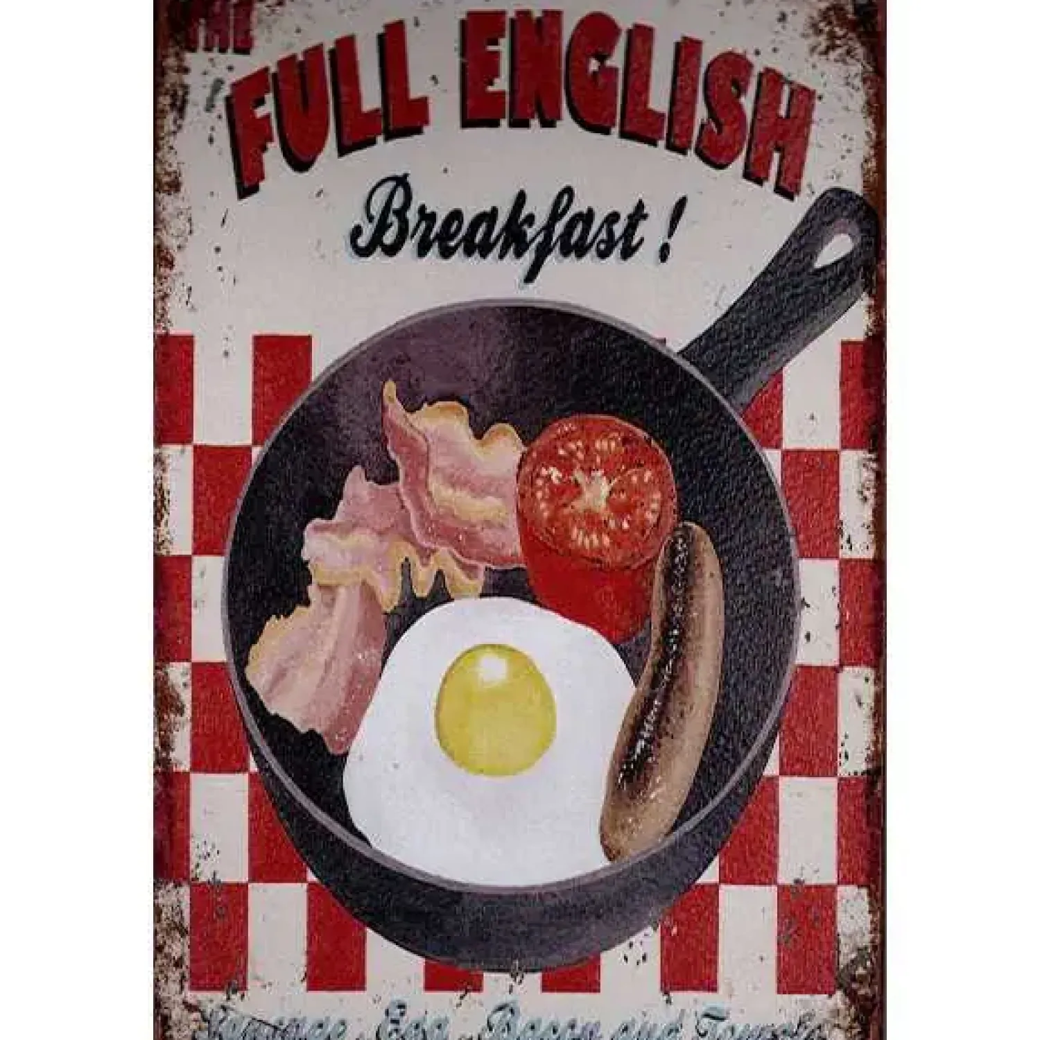 Cavetown Metalen Borden|Full Englisch Breakfast - metalen bord