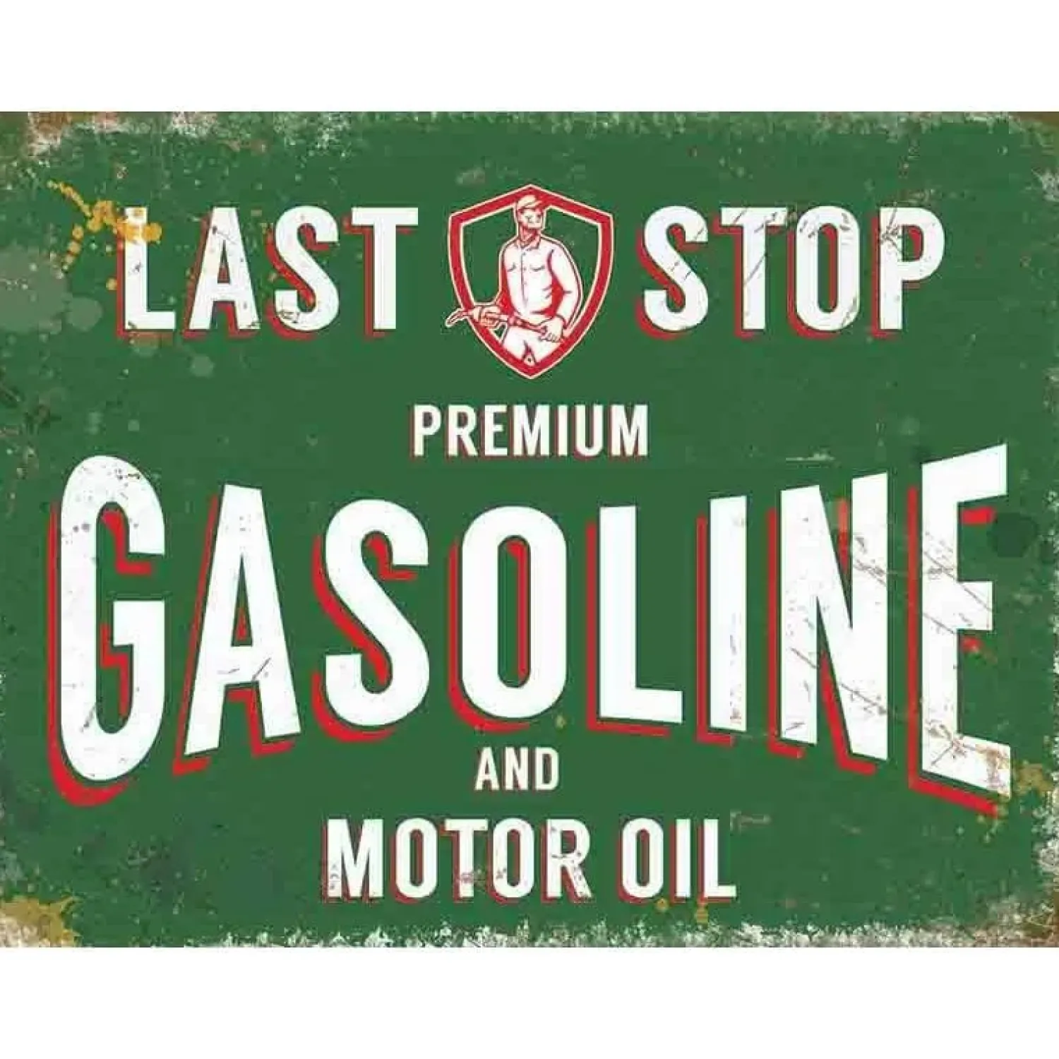 Cavetown Metalen Borden|Gasoline Last Stop - metalen bord
